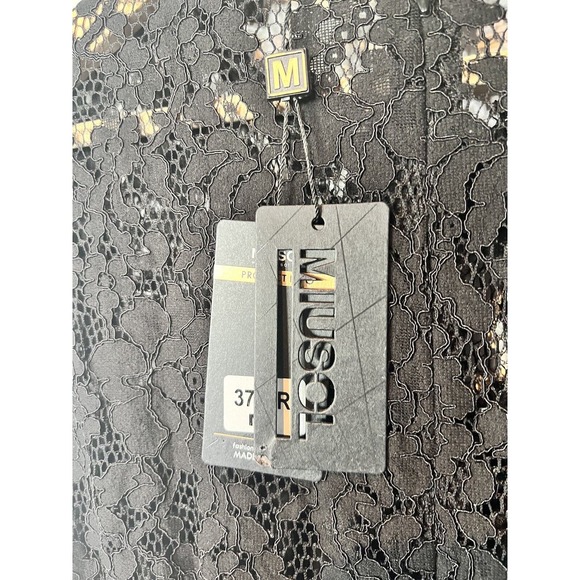 Miusol Black Lace Top Chiffon Skirt Gown Medium NWT - Picture 5 of 5